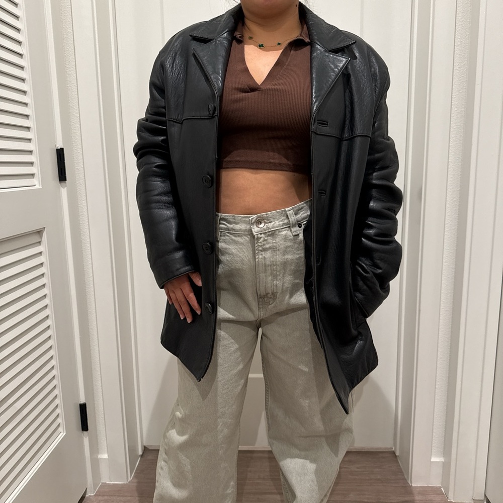 Stylish Black Leather Jacket